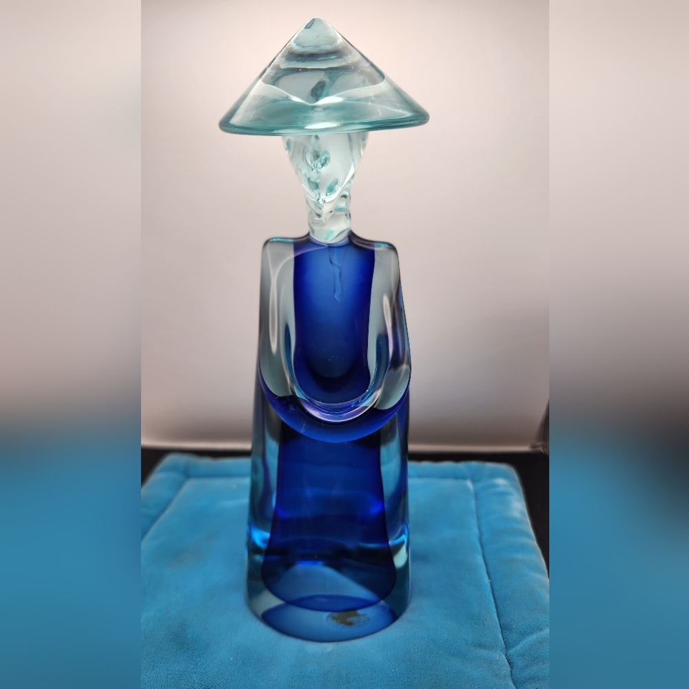 20th Century Italian Murano Glass Japanese Farmer by Archimede Seguso